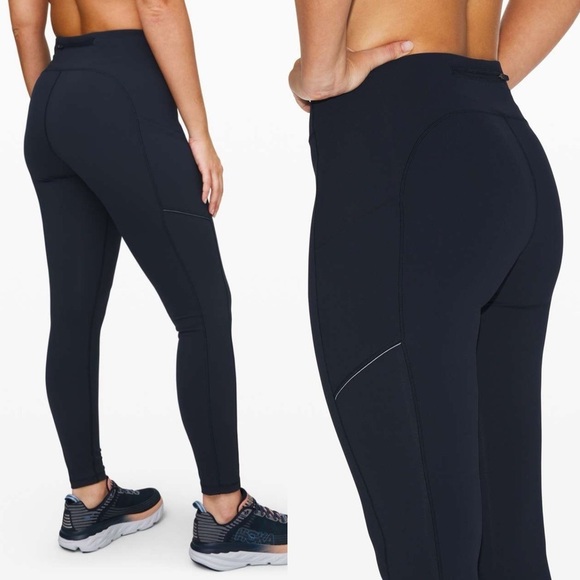 Lululemon Speed Up Tight 28" Brushed Full-On Luxtreme True Navy - Picture 1 of 8